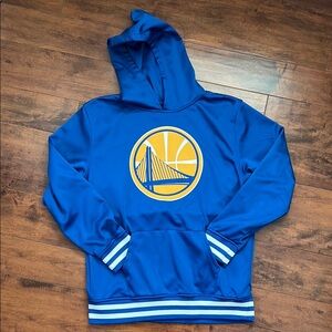 Golden State Warriors Blue Hoodie - Boys 18/20 EUC